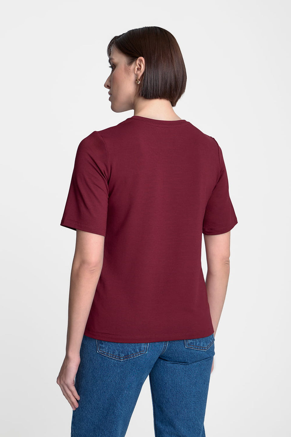 Miss Everyday Burgundy T-shirt