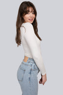 Longsleeve Miss Daily Off White