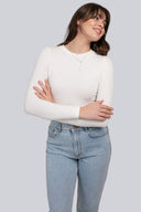 Longsleeve Miss Daily Off White