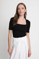 T-shirt Miss Caro Black