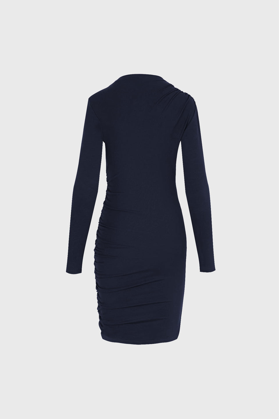 Miss Sculptural Navy Dress