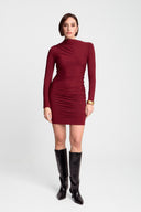 Sukienka Miss Sculptural Burgundy