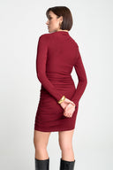 Sukienka Miss Sculptural Burgundy