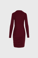 Sukienka Miss Sculptural Burgundy