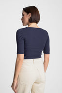 T-shirt Miss Caro Navy