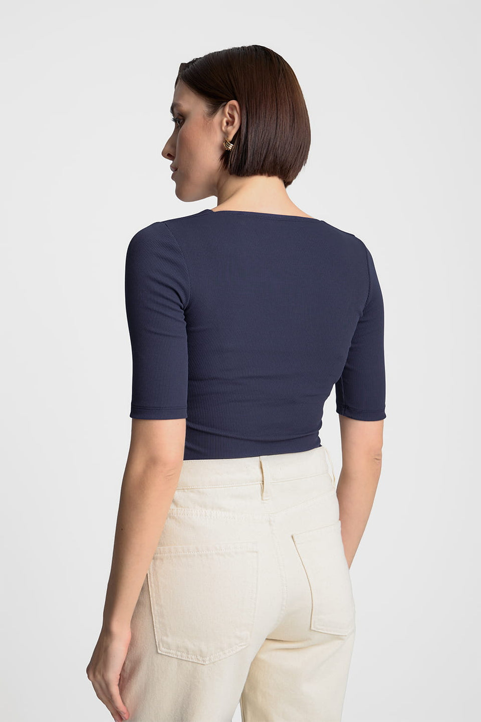T-shirt Miss Caro Navy
