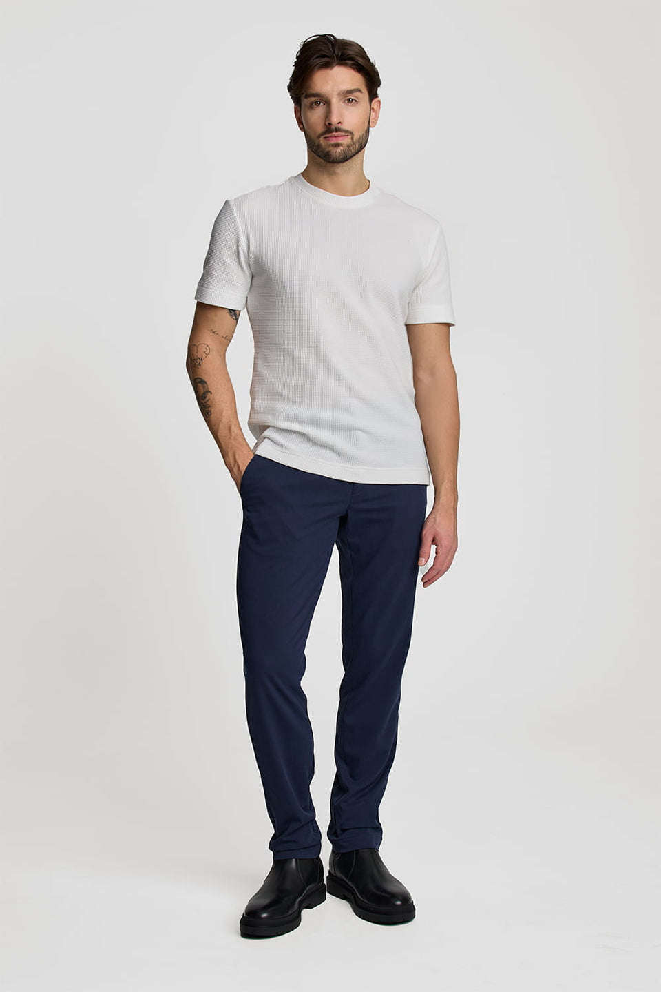 Mr Essential Navy Trousers