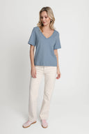 T-shirt Miss Relaxed Silver Blue
