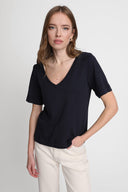 T-shirt Miss Relaxed Navy