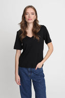 T-shirt Miss Relaxed Black