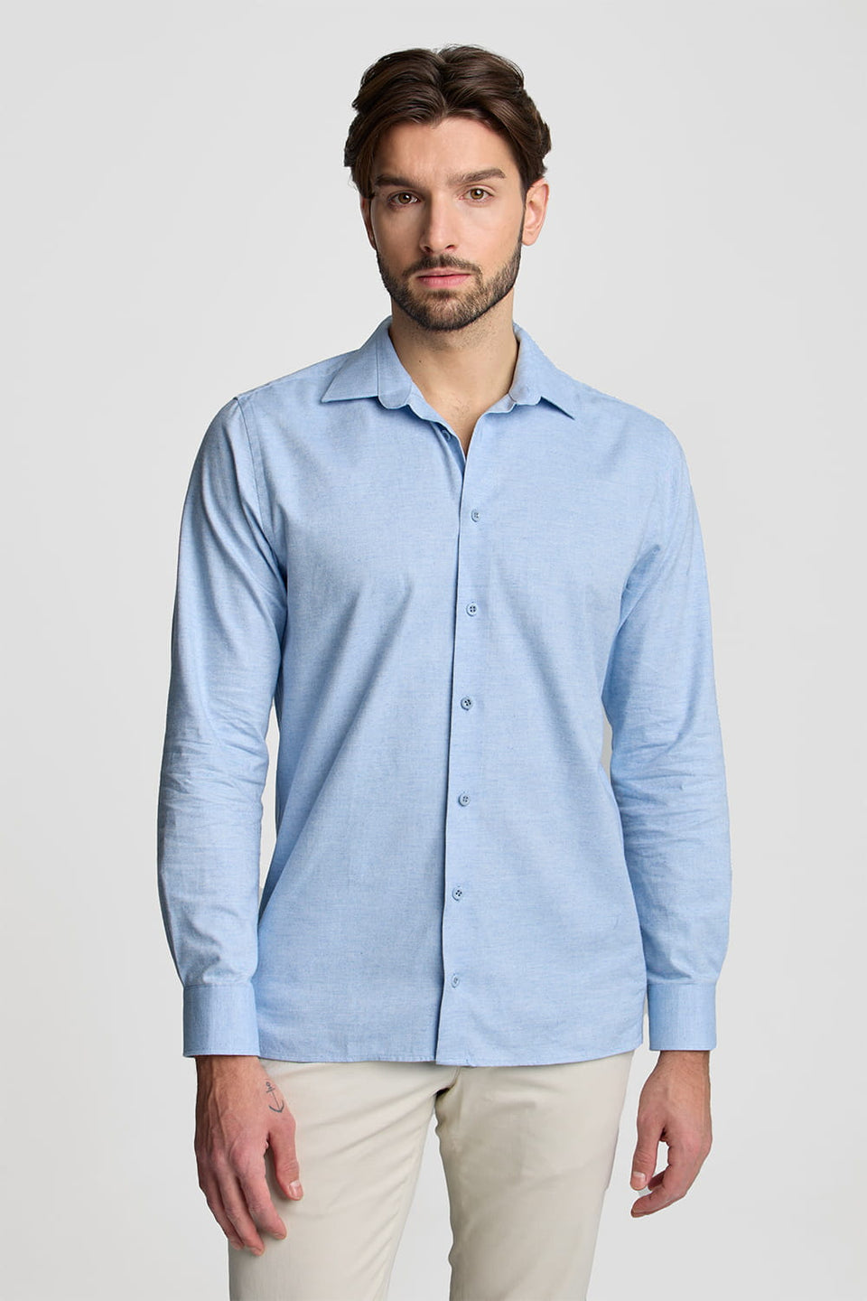 Mr Casual Light Blue Shirt