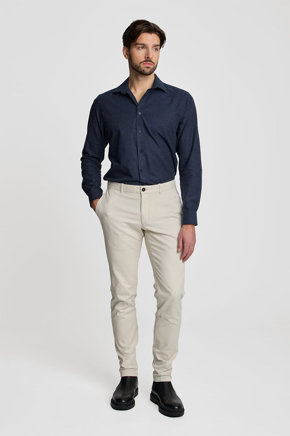 Mr Casual Navy Shirt