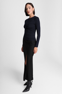 Longsleeve Miss Draped Navy