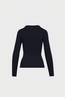 Longsleeve Miss Draped Navy