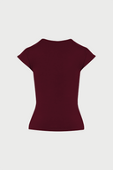 T-shirt Miss Sleek Burgundy