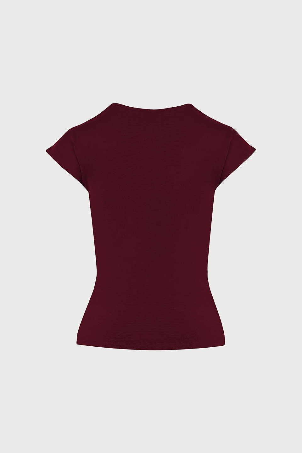 Miss Sleek Burgundy T-shirt