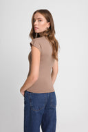 T-shirt Miss Sleek Cappuccino