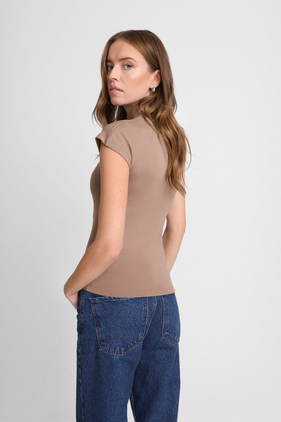 Miss Sleek Cappuccino T-shirt