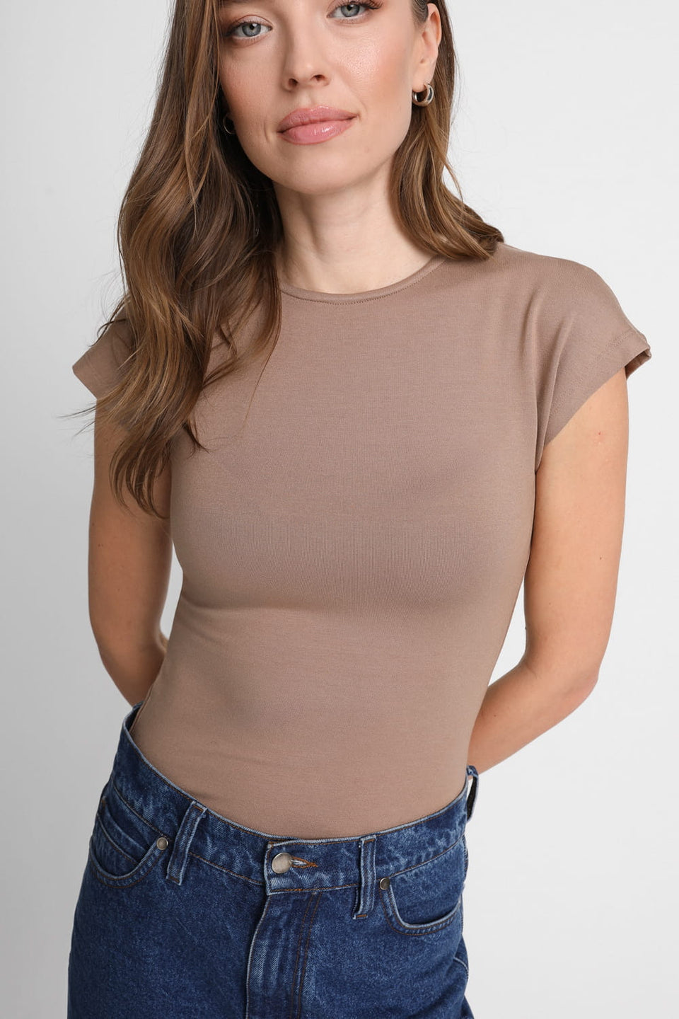 Miss Sleek Cappuccino T-shirt