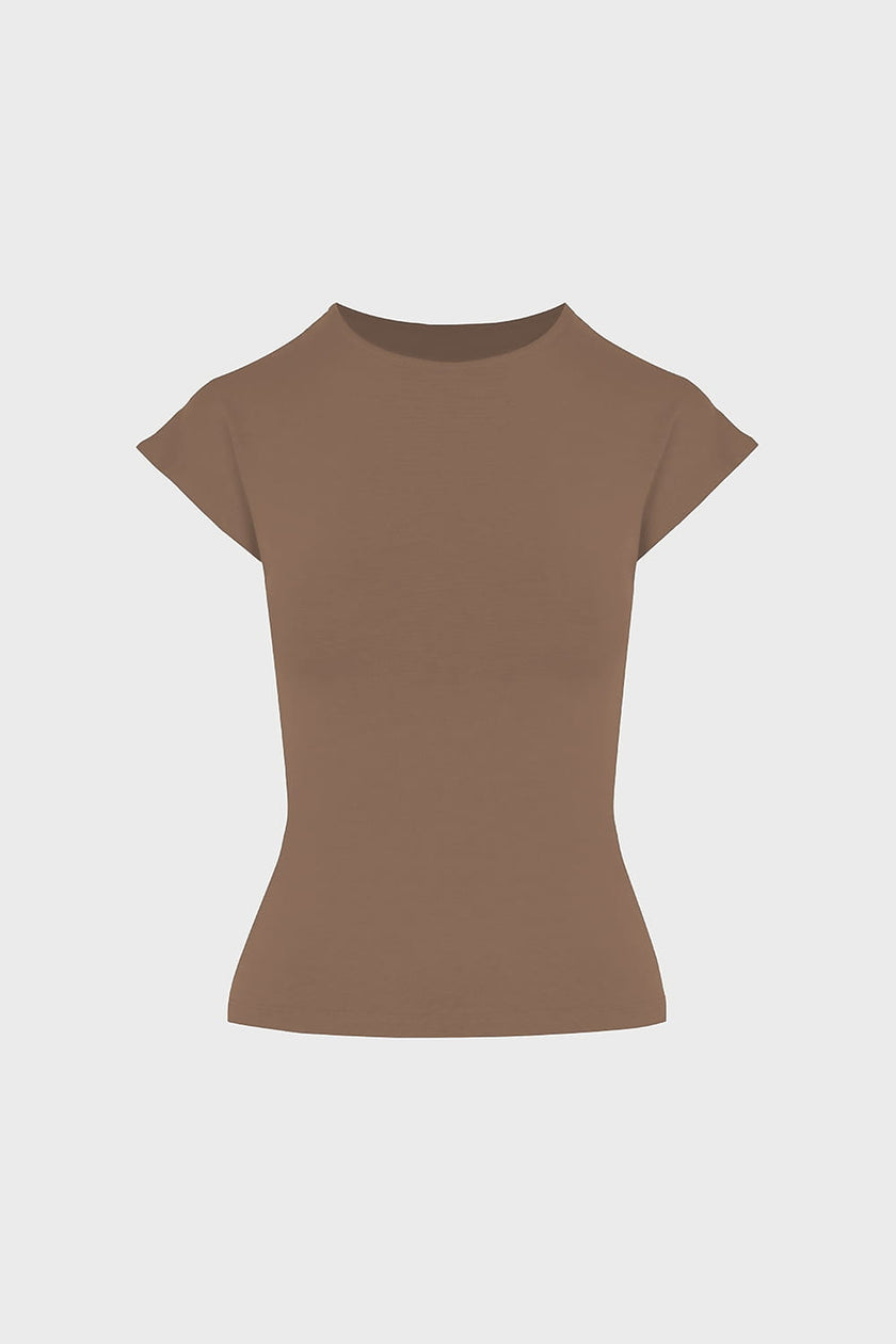 T-shirt Miss Sleek Cappuccino