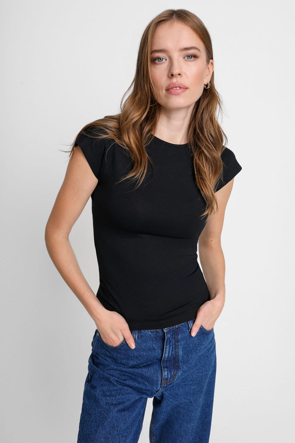 Miss Sleek Black T-shirt