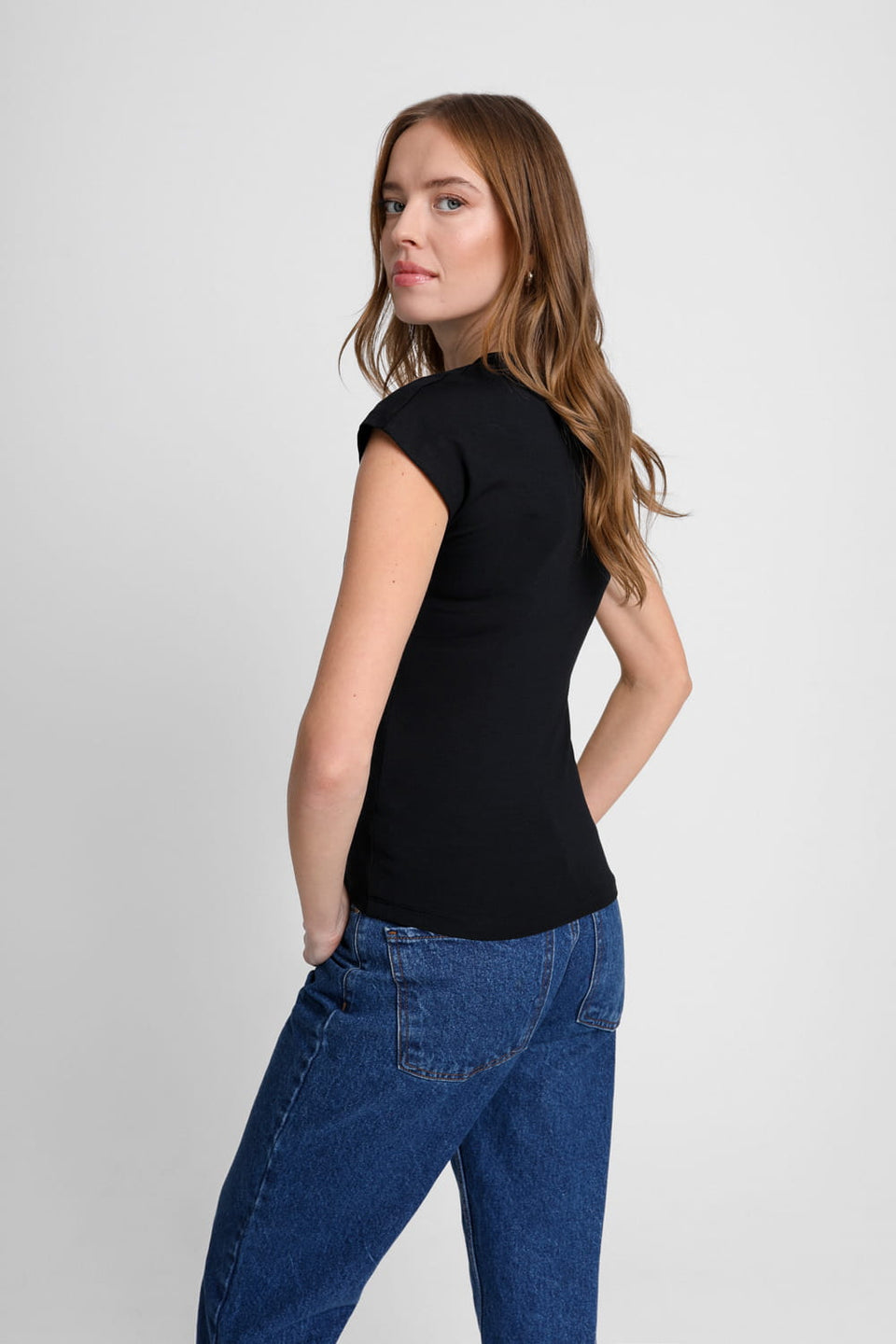 Miss Sleek Black T-shirt