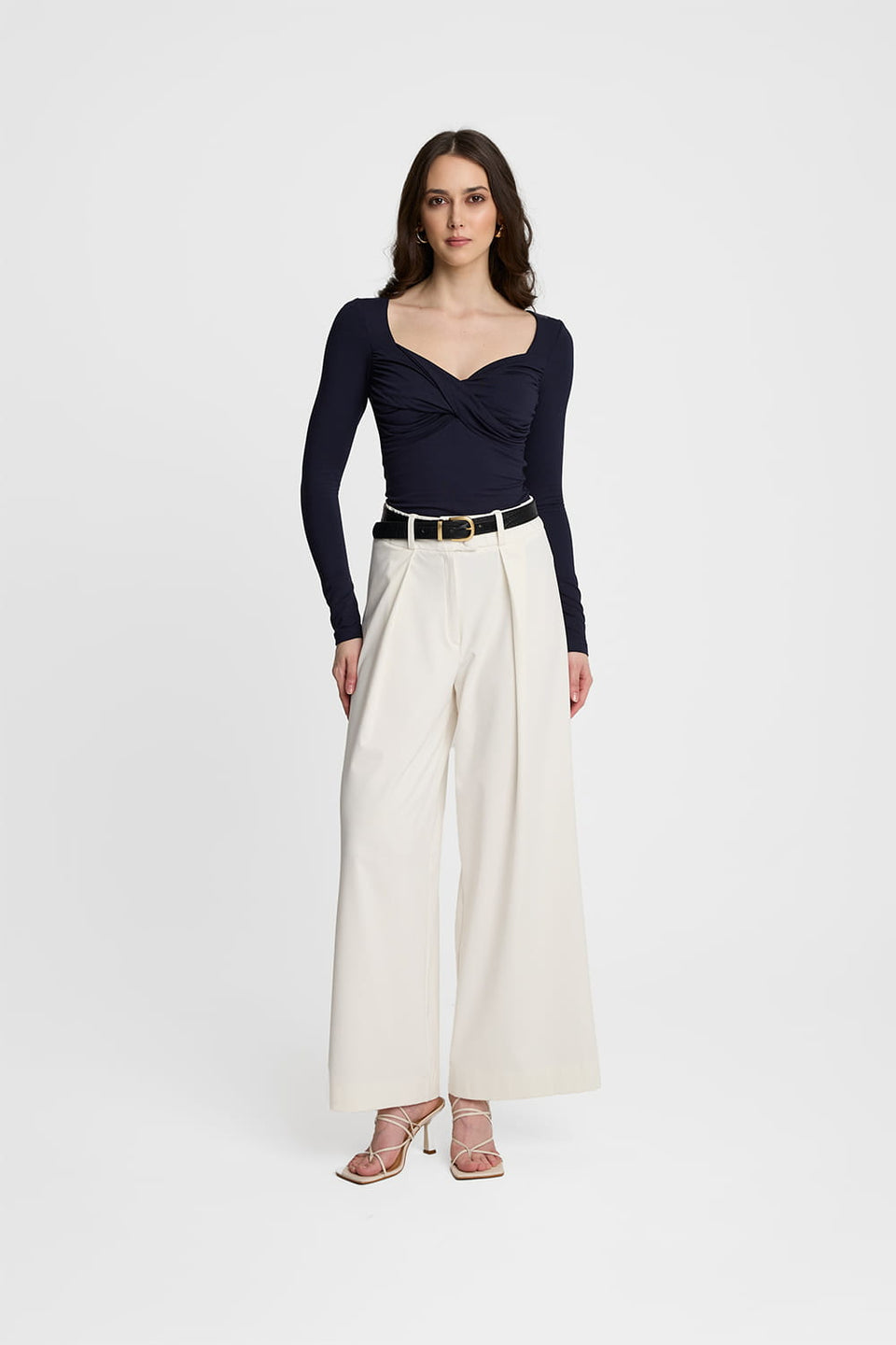 Miss Tender Navy Long-Sleeved Top