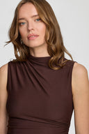 Sukienka Miss Draped Chocolate