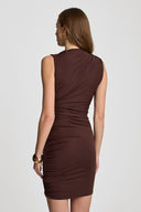 Sukienka Miss Draped Chocolate
