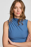 Sukienka Miss Draped Vintage Blue