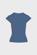 T-shirt Miss Sleek Silver Blue