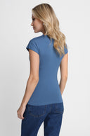 T-shirt Miss Sleek Silver Blue