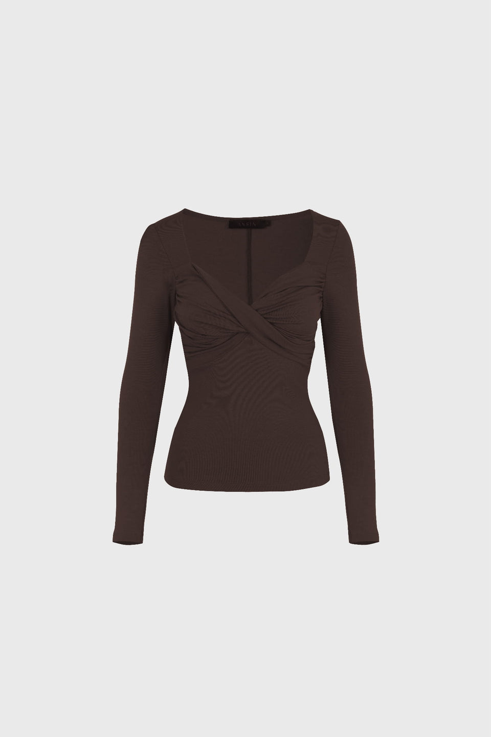Miss Tender Chocolate long-sleeved top