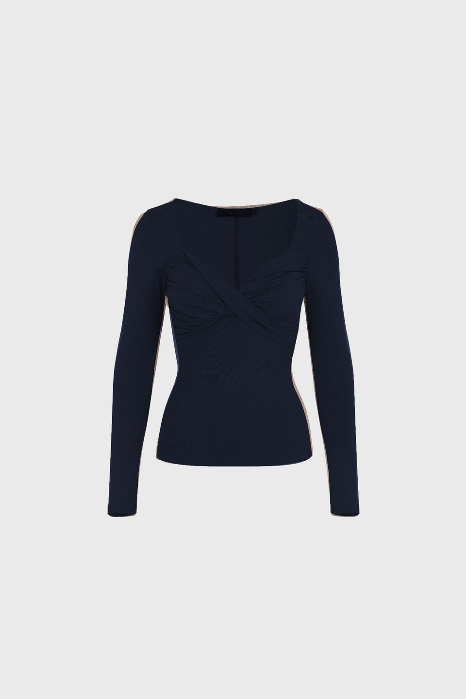 Miss Tender Navy Long-Sleeved Top