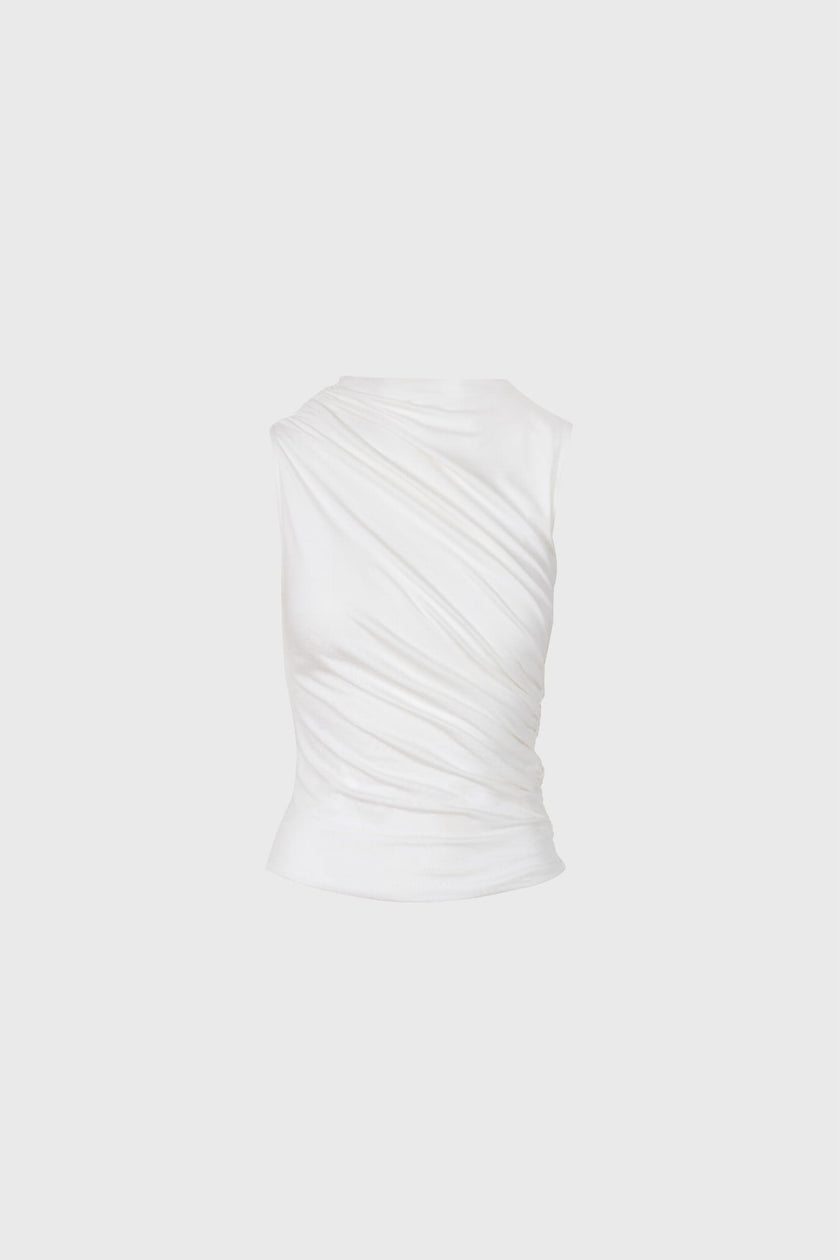 Top Miss Sculptural Off White