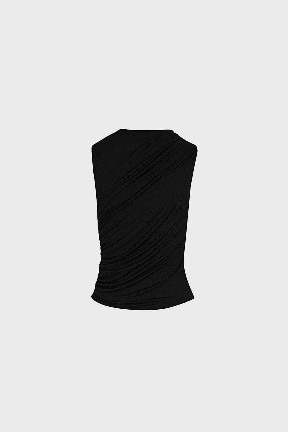 Top Miss Sculptural Black