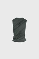 Top Miss Sculptural Olive