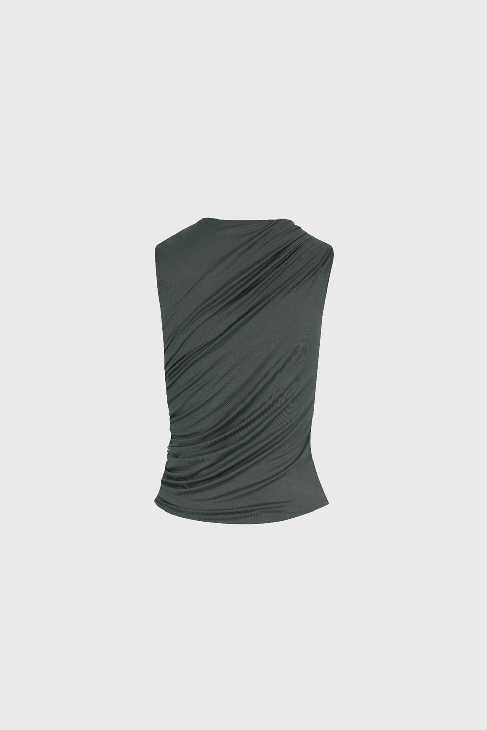 Top Miss Sculptural Olive