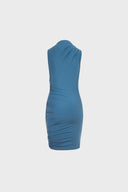 Sukienka Miss Draped Vintage Blue