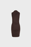 Sukienka Miss Draped Chocolate