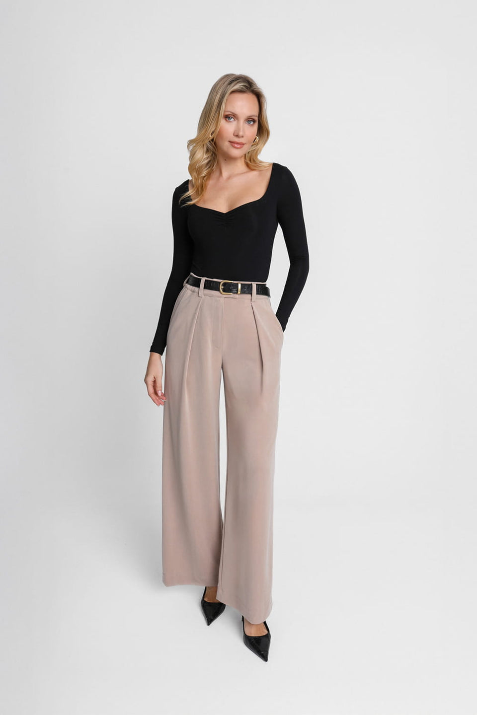 Miss Daily Beige Trousers