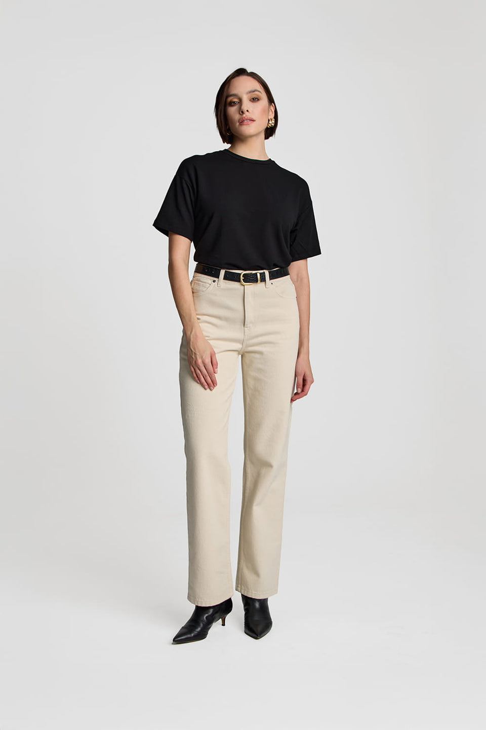 Miss Versatile Creme Jeans