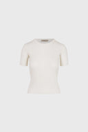 T-shirt Miss Quiet Off White