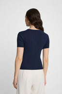 T-shirt Miss Quiet Navy