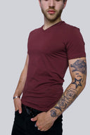 T-shirt Mr Basic Burgundy