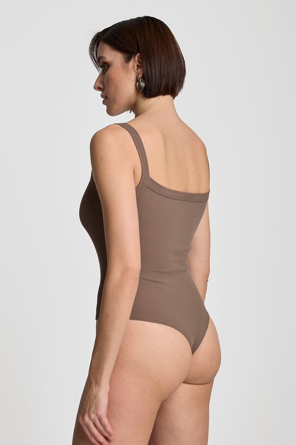 Miss Solid Mokka Bodysuit