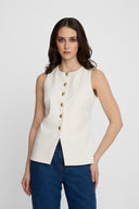 Kamizelka Miss Demure Off White