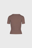T-shirt Miss Quiet Mokka