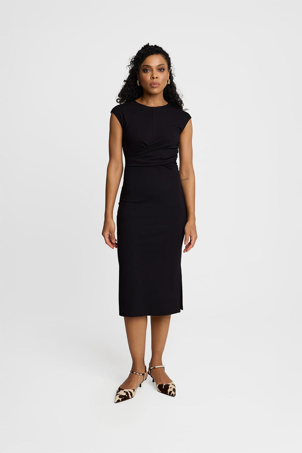 Miss Tangled Black Dress