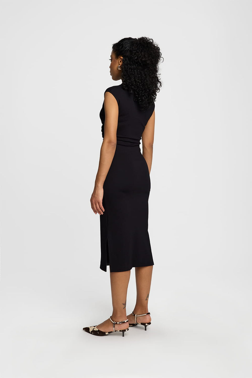 Miss Tangled Black Dress